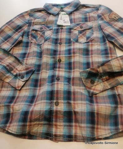 CAMICIA M/L  BENETTON NUOVA